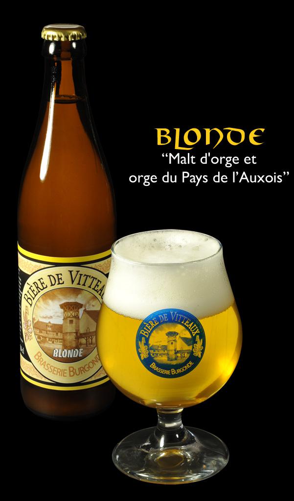 Bière de vitteaux blonde 3 formats Brasserie Burgonde Locavor fr