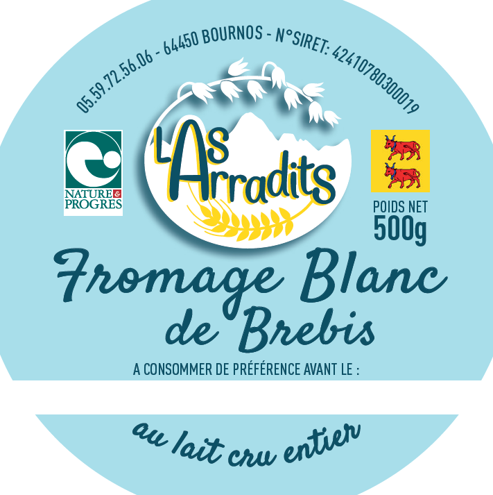 Fromage Blanc Battu De Brebis Formats Ferme Las Arradits Locavor Fr