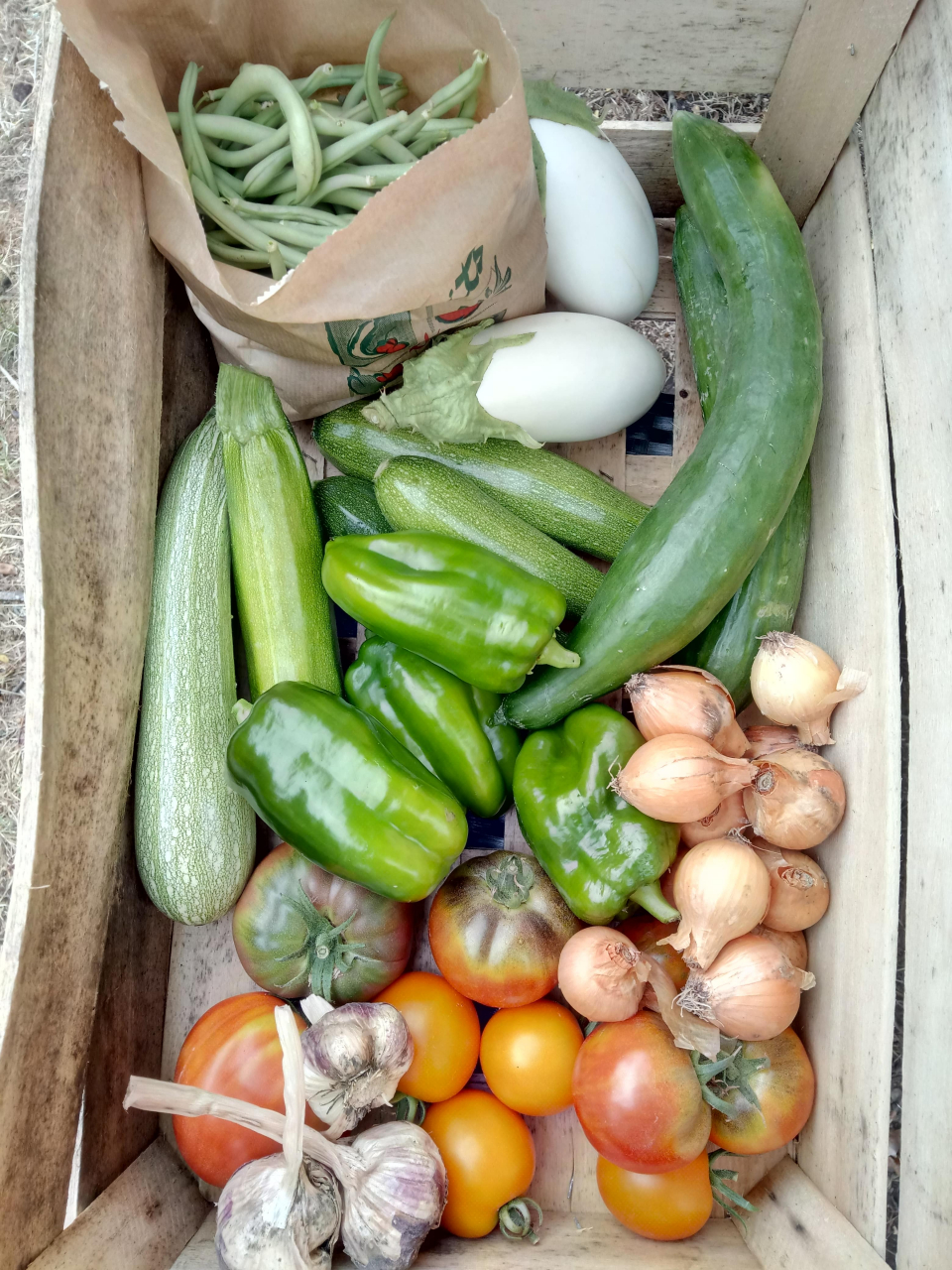 Panier de légumes 1 u Maraicher Les Jardins Du Grand Chêne