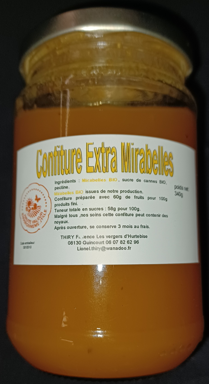 Confiture Extra De Mirabelles G G Florence Thiry Locavor Fr