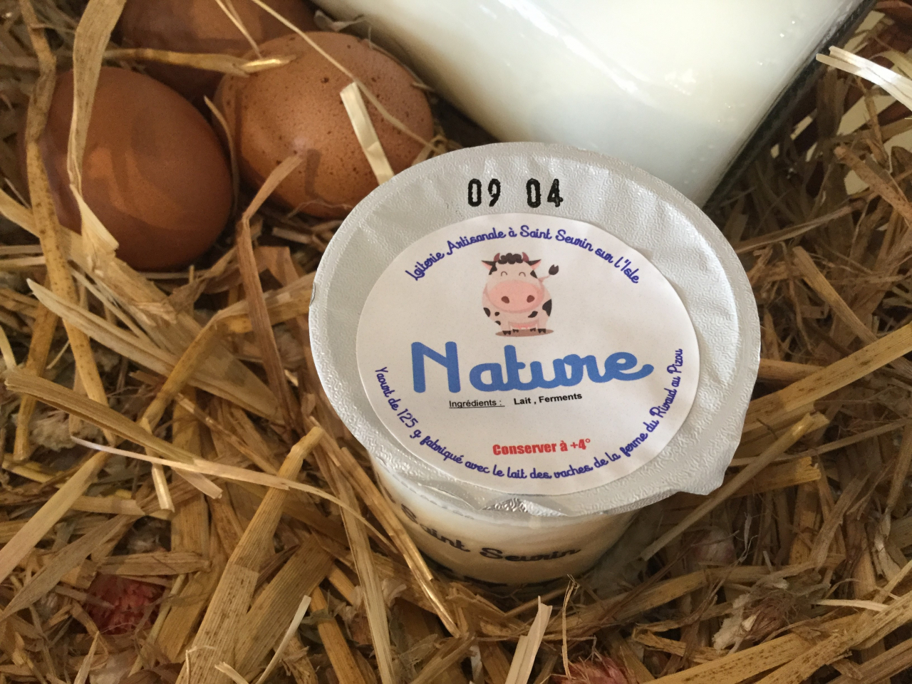 Yaourt Vache Nature U Atelier Du Lait Locavor Fr