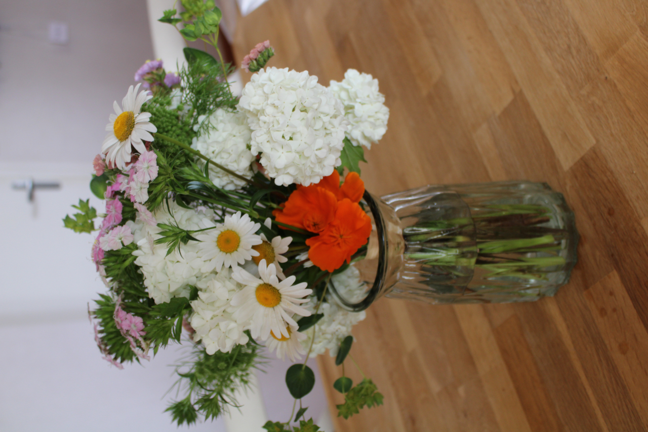 Mini bouquet fleurs séchées et vase - 4 u - Les Cycles Fleuris - Locavor.fr