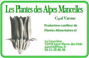Logo de Les Plantes Des Alpes Mancelles