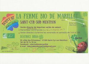 Logo de La Ferme Bio De Marillat