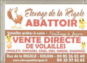 Logo de ELEVAGE DE LA RIGOLE