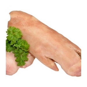 Porc, pieds cuits en gelée