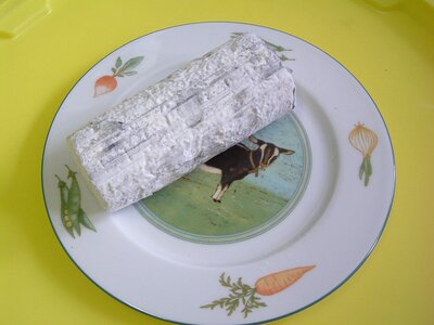 Bûche pur chèvre affinée cendrée