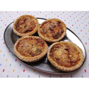 Quiches aux poivrons x 4