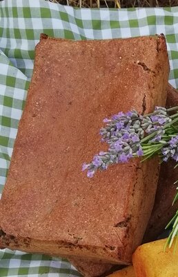 Pain sans gluten au sarrasin moulé