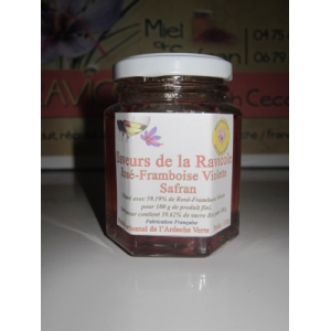 Rosé framboise violette au safran