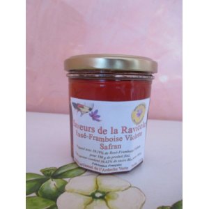 rosé framboise violette au safran