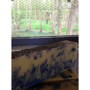 Savon lait de chèvre lavande