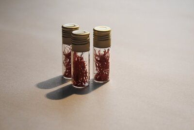 Safran bio en filaments 0,75 g en lot de trois tubes