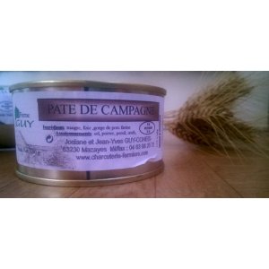 Pâté de campagne nature (conserve)