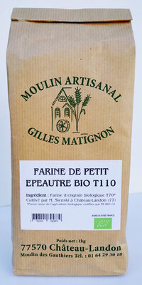 Farine d'engrain t110 petit-epeautre, 2kg