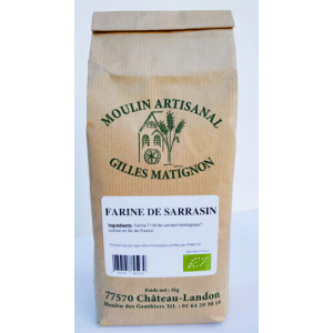 Farine de sarrasin bio t130 en 1kg