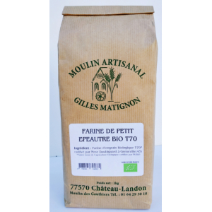 Farine d'engrain t70 petit épeautre, 5 kg