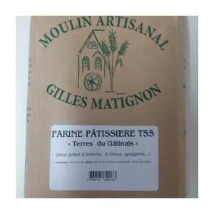 Farine pâtissière t55 cond. 2 kg