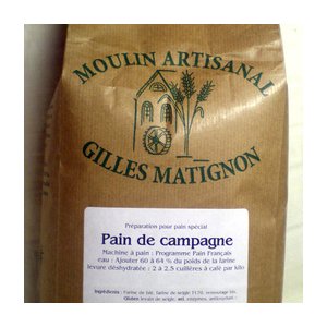 Mixe pain de campagne par 2 kg