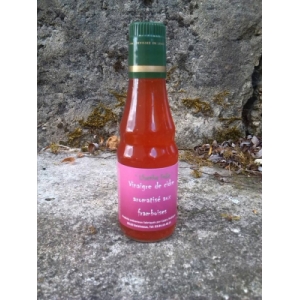Vinaigre de cidre aux framboises