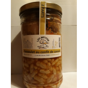 Cassoulet au confit de canard 2 parts