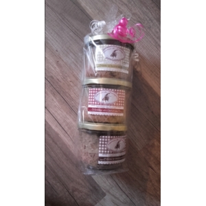 Lot 3 terrines de chevreau nature / cepes / olives  (3x180 g)