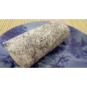 Bûche pur chèvre fraiche cendrée