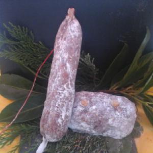 Lot de 1 pavé et 1 saucisson nature