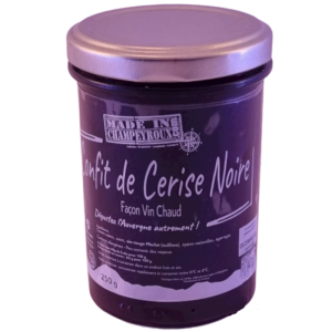 Confit de cerises façon vin chaud