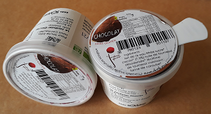 Glace chocolat(riz) lot de 2 pots
