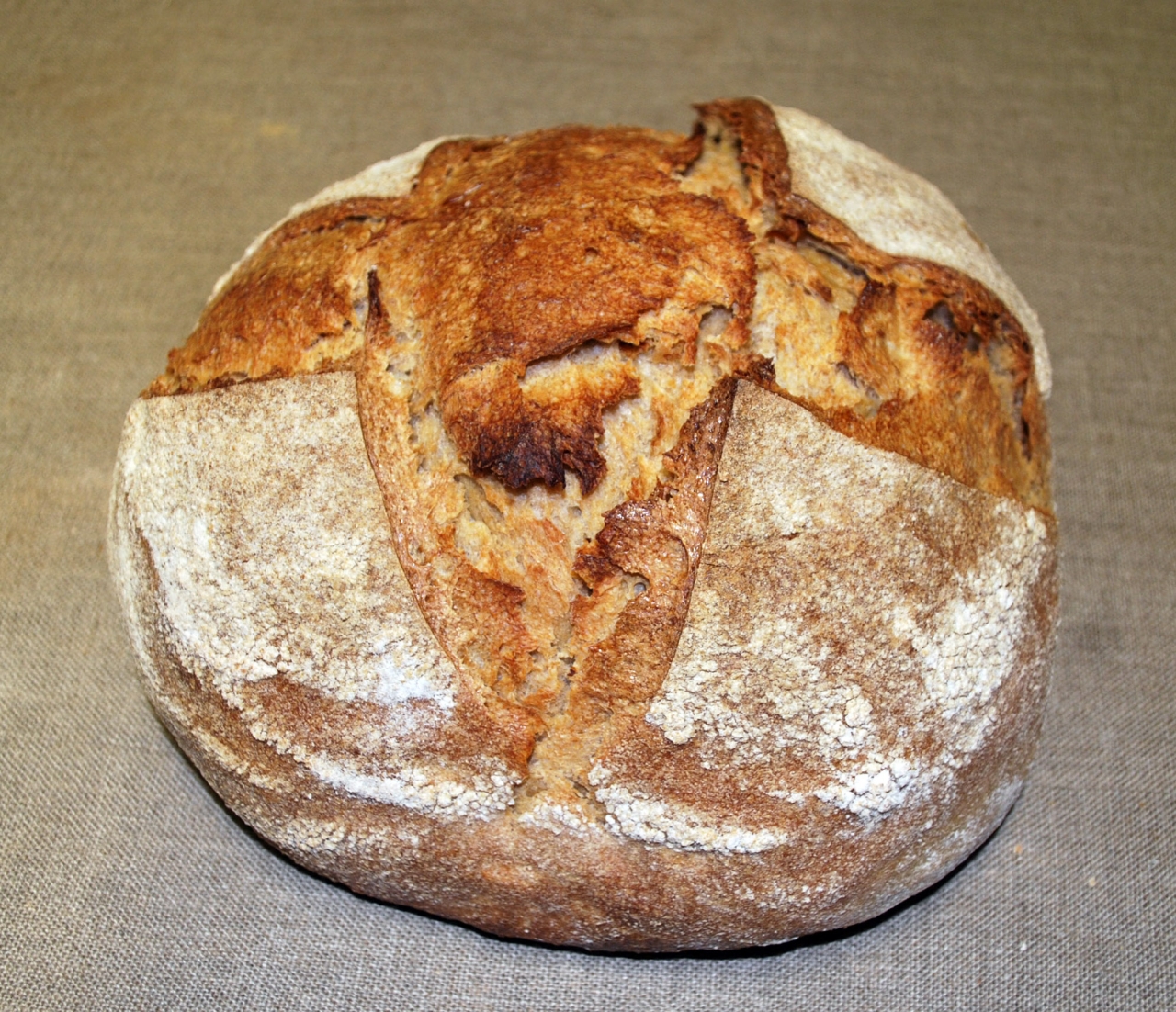 Miche De Pain De Campagne Au Levain - 500 G - La Route Du Pain - Locavor.fr