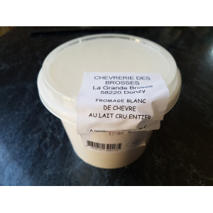 Fromage blanc de chèvre au lait cru