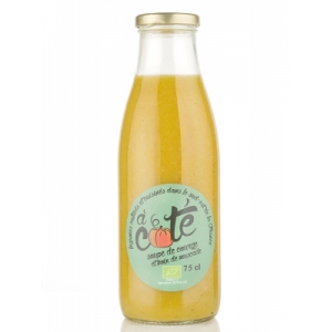 Soupe bio de courge et noix de musca