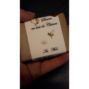 Savon au lait de chèvre et au miel