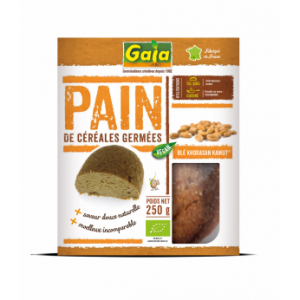 Pain de céréales germées blé kamut
