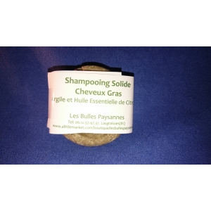 Shampooing solide cheveux gras