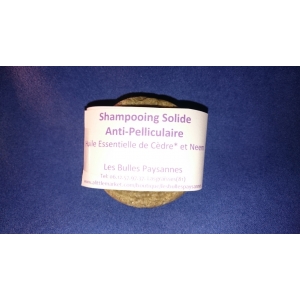Shampooing solide anti pelliculaire