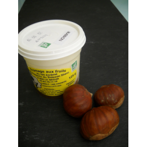 Fromage sur lit de marron x2