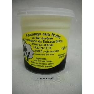 Fromage sur lit de cerise x2