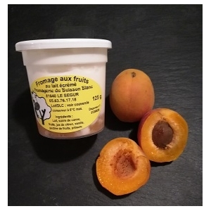 Fromage sur lit d'abricot x2