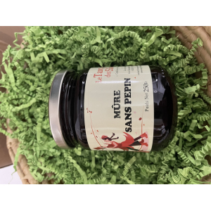 Confiture mûre sauvage sans pépins