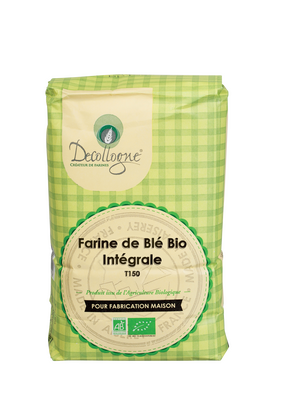 La farine de blé bio intégrale t150_sachet kraft d'1 kg
