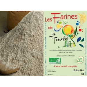 Farine de blé t110 complète 1 kg