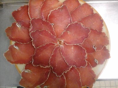 Noix de jambon séchée morceau