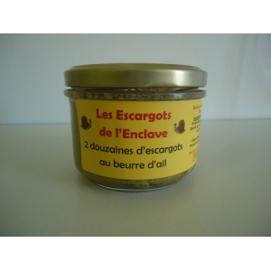 2dz d'escargots au beurre d'ail