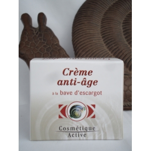 Crème anti-âge à la bave d'escargots