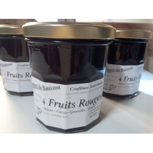 Confitures de fruits rouges