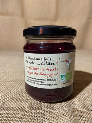 Confiture de fruits rouges de bourgogne
