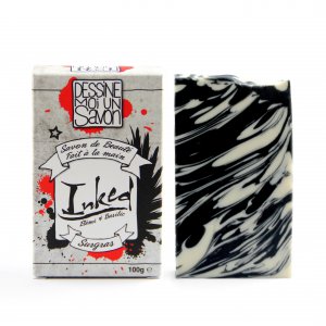 2 Savons Inked - Surgras 7% - Aloe Vera et Karité