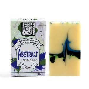 2 Savons Abstract - Surgras 7% - Aloe Vera Huile d'Olive